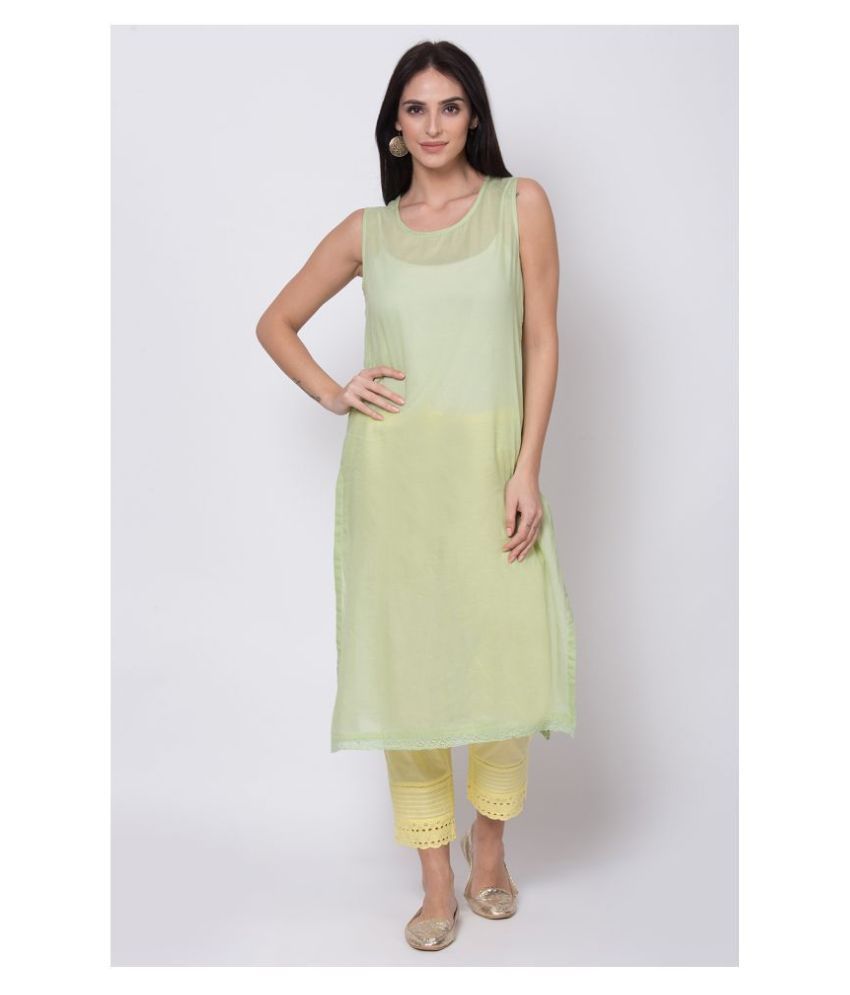 Biba Green Cotton Straight Kurti Buy Biba Green Cotton Straight Kurti Online At Best Prices In 4042