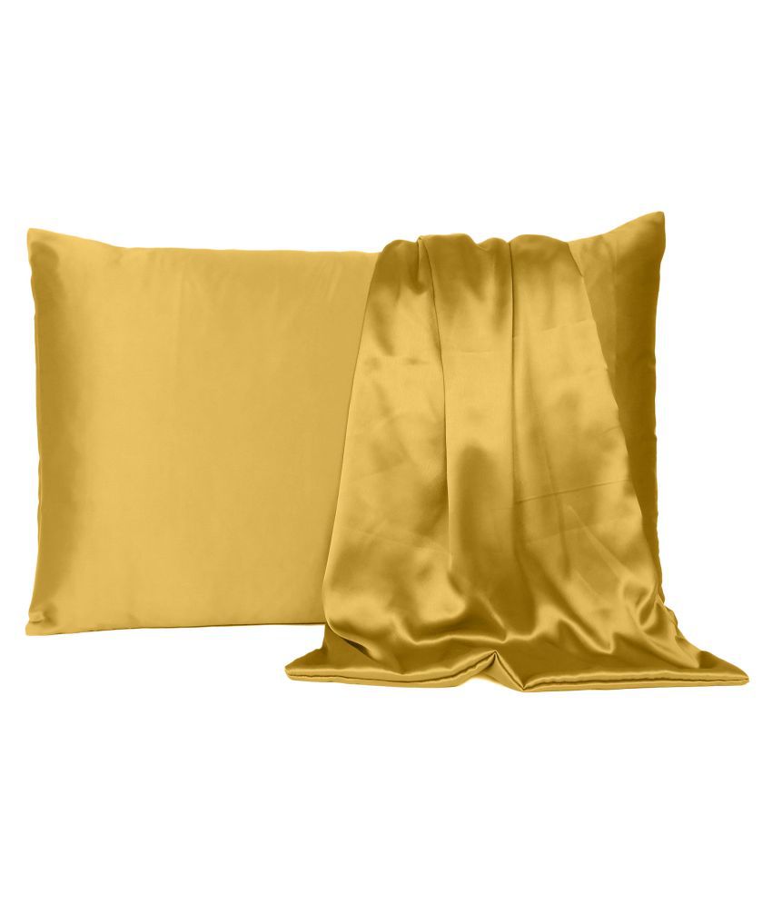 Oussum Single Yellow Pillow Cover