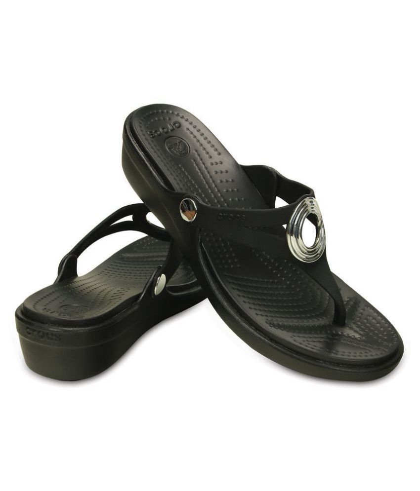 crocs platform heels