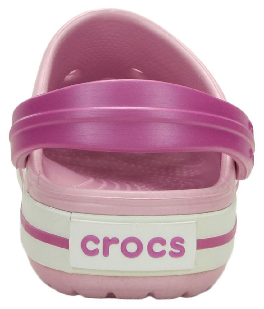 Crocs Roomy Fit Pink Clog Price in India- Buy Crocs Roomy Fit Pink Clog ...