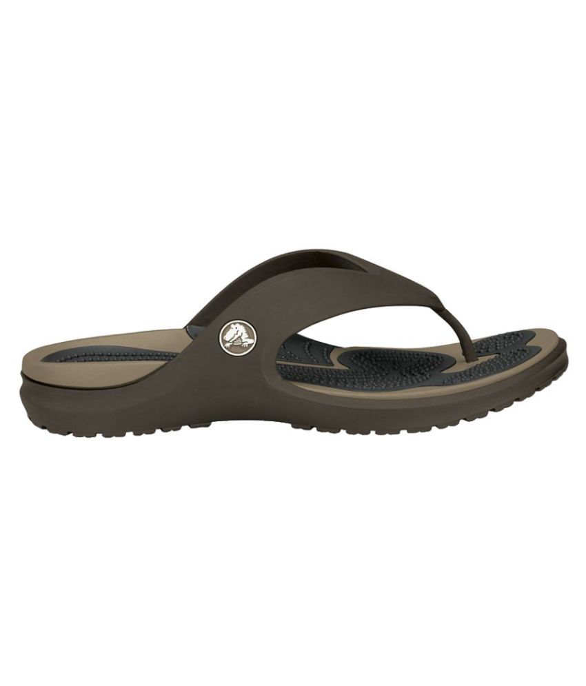 crocs thong strap flip flops