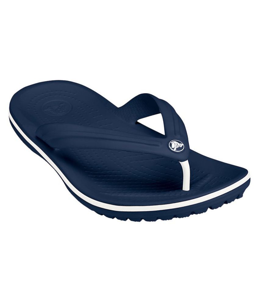 multi navy crocs