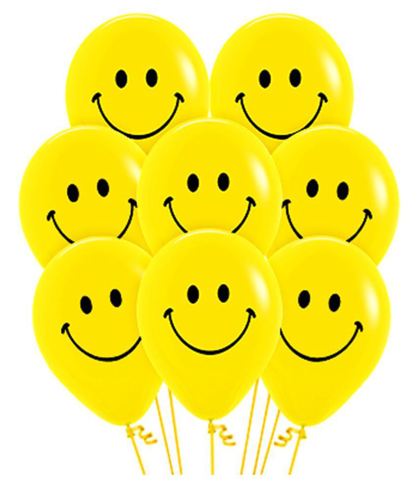     			Cute Yellow Smiley Party Balloons Pack of 30 Pcs (9-12 inches) for celebration
