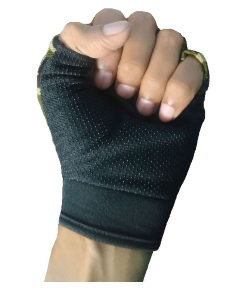 Download Gloves Half Finger Army Green Cotton Gloves 2pec Hand ...