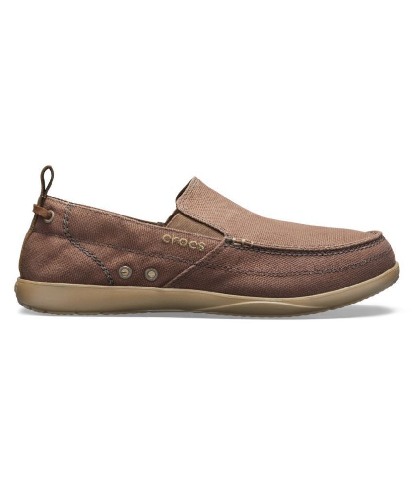 Crocs Brown Loafers - Buy Crocs Brown Loafers Online at Best Prices in ...
