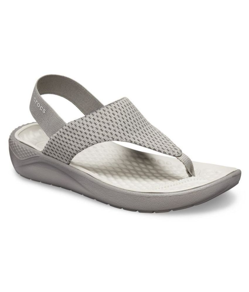 crocs women's literide mesh flip