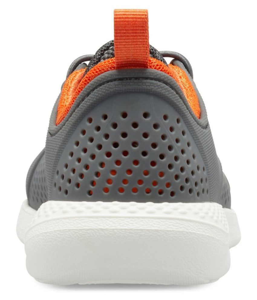 grey literide crocs