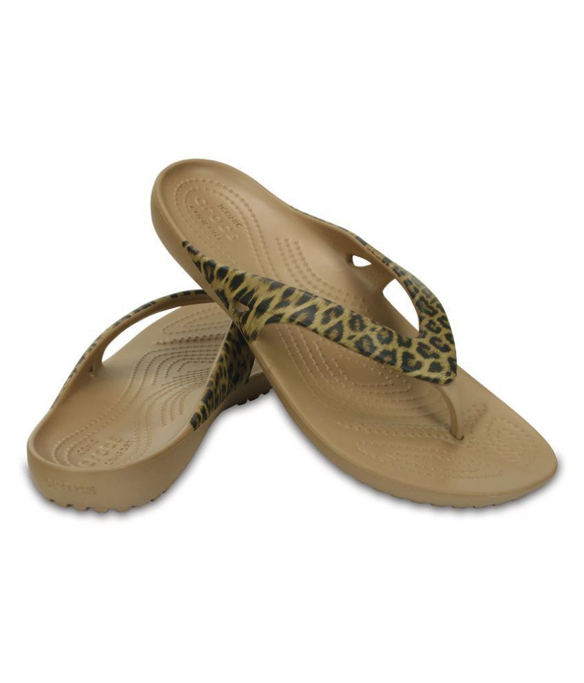 Tommy Hilfiger Leather Flip Flops in Brown for Men - Lyst