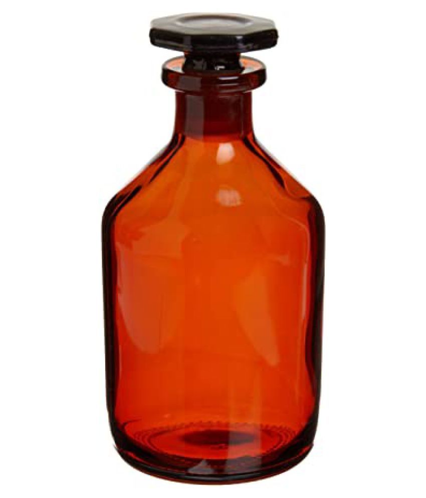 BOTTLES REAGENT AMBER NARROW MOUTH WITH STOPPER (PAK OF 6) Buy Online