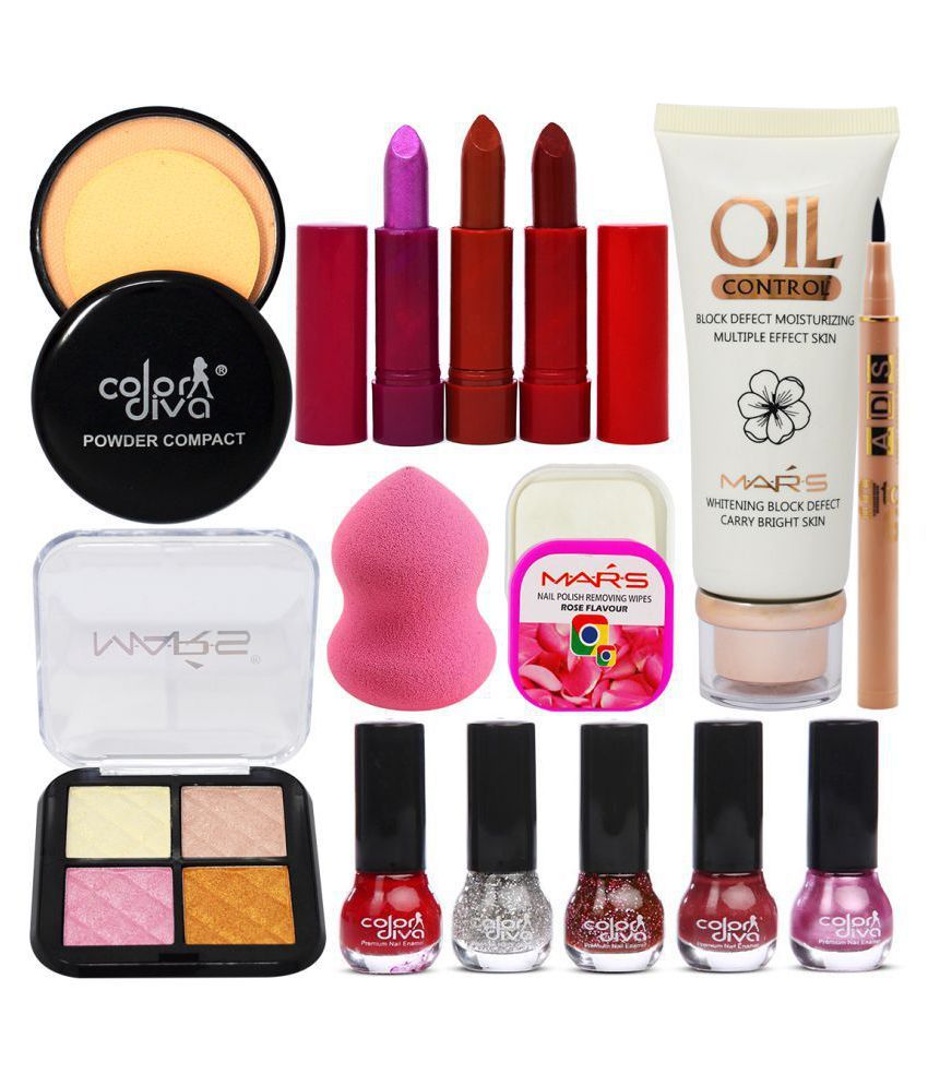 Adbeni Complete Solution Makeup Combo, Set of 14, GC1077 Makeup Kit 122