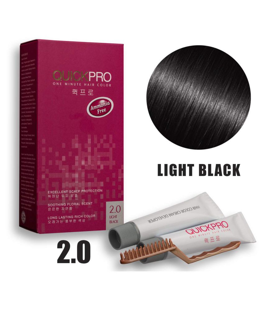Quickpro 2.0 Permanent Hair Color Black 40 g Buy Quickpro 2.0
