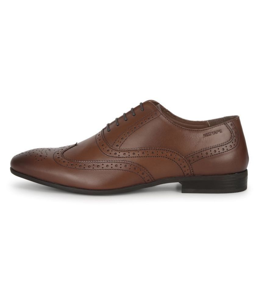red tape oxford shoes in patent leather