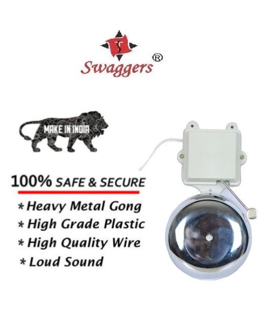 Buy swaggers 4 inch school gong bell Online at Low Price in India