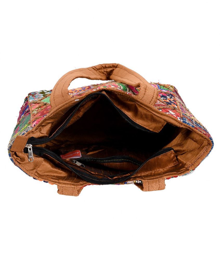 LeeRooy Multi Cotton Shoulder Bag Buy LeeRooy Multi Cotton Shoulder