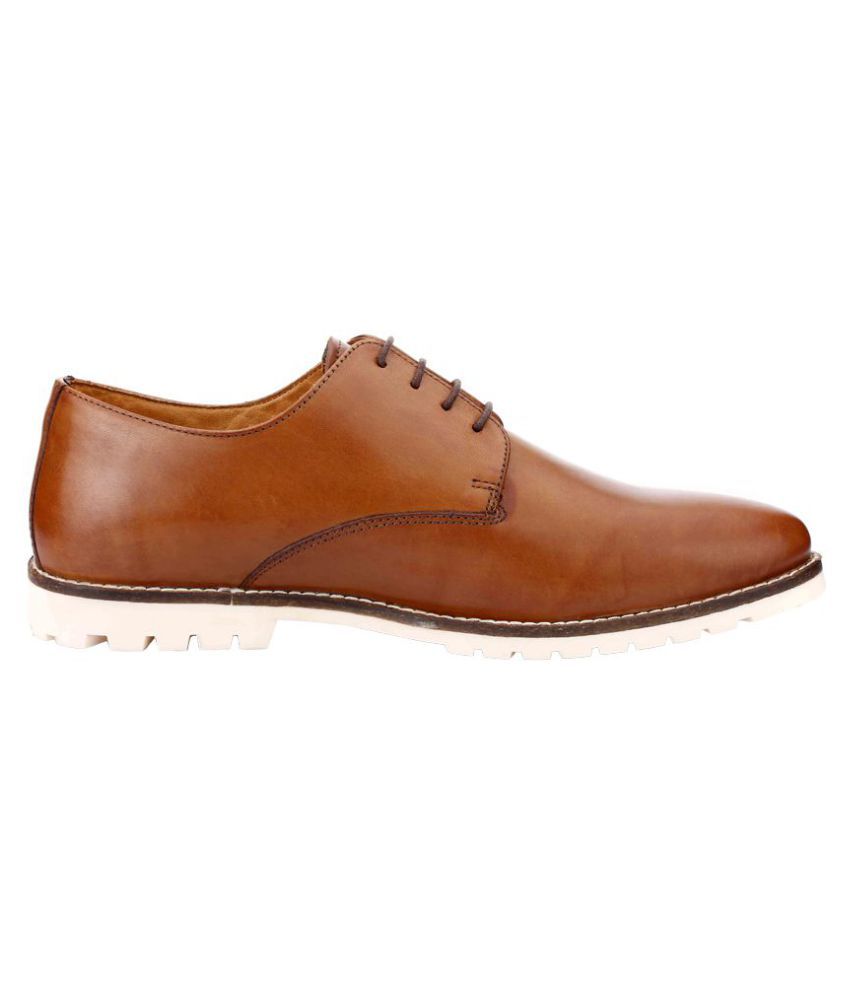 red tape tan casual loafers