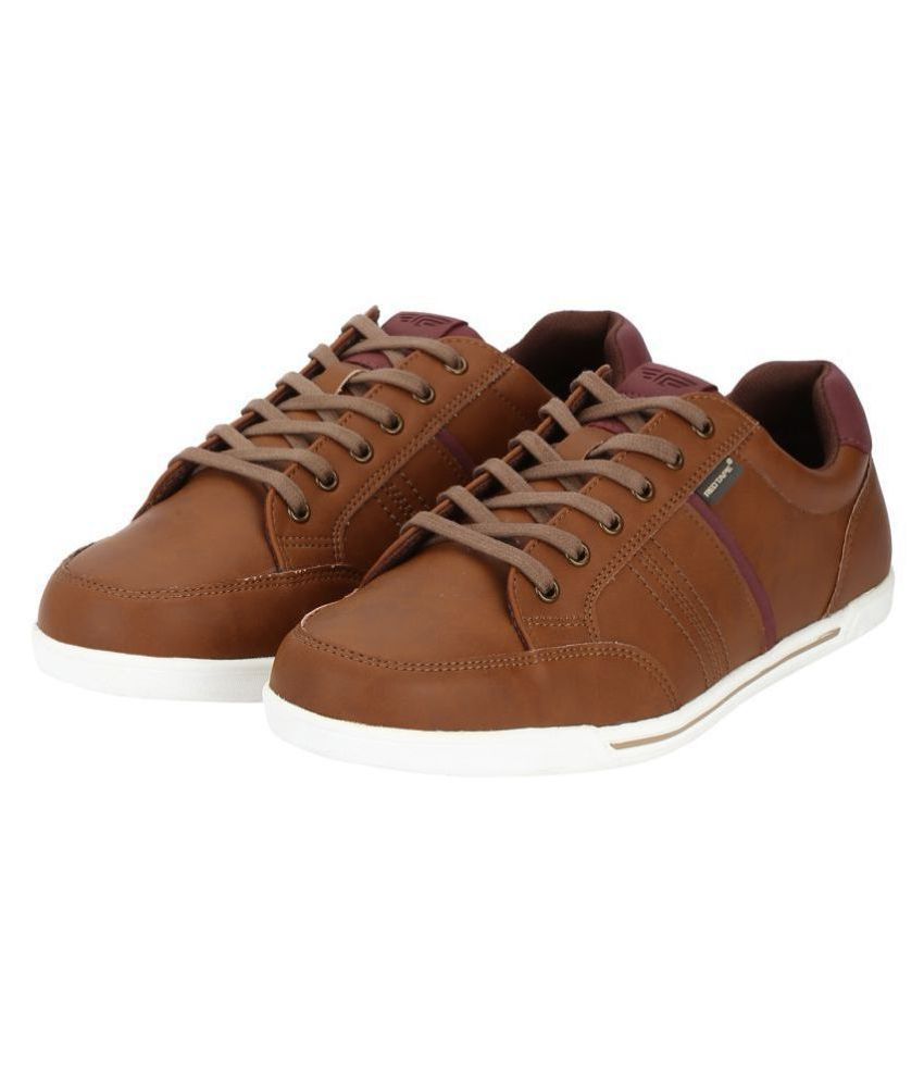 red tape men tan sneakers