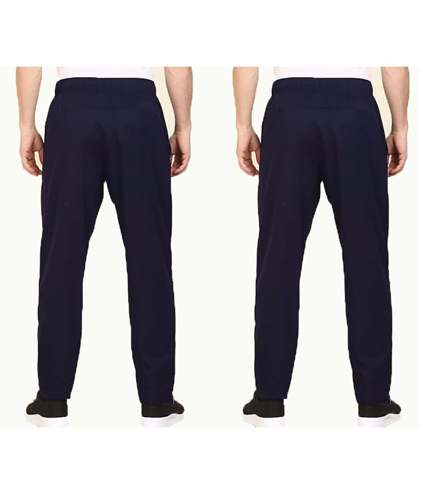 mens navy blue track pants