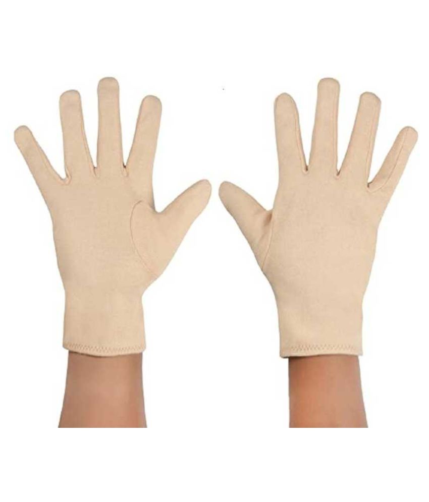 Pure Soft Cotton Hand Gloves Unisex for Sun Protection and Virus Protection (Free Size) Black