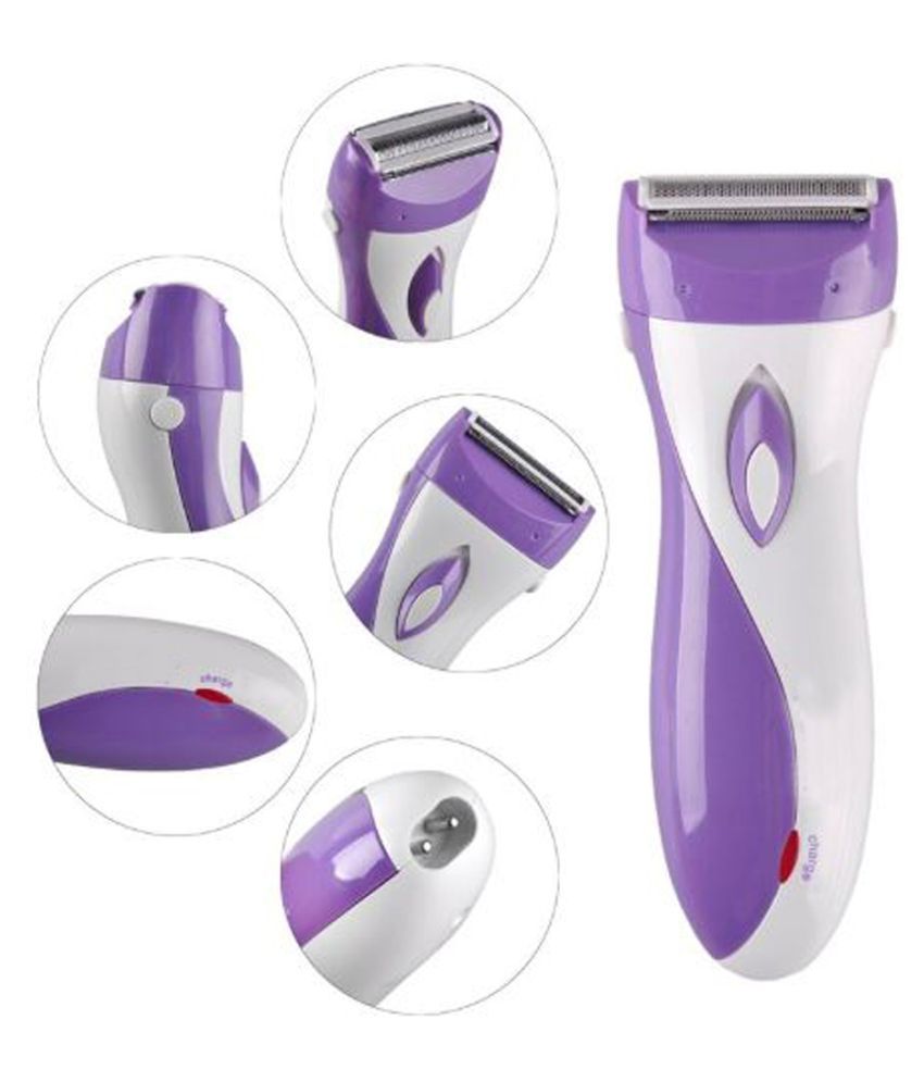 SD Women's Rechargeable Razor Shaver for Under Arms, Bikini Line Hair