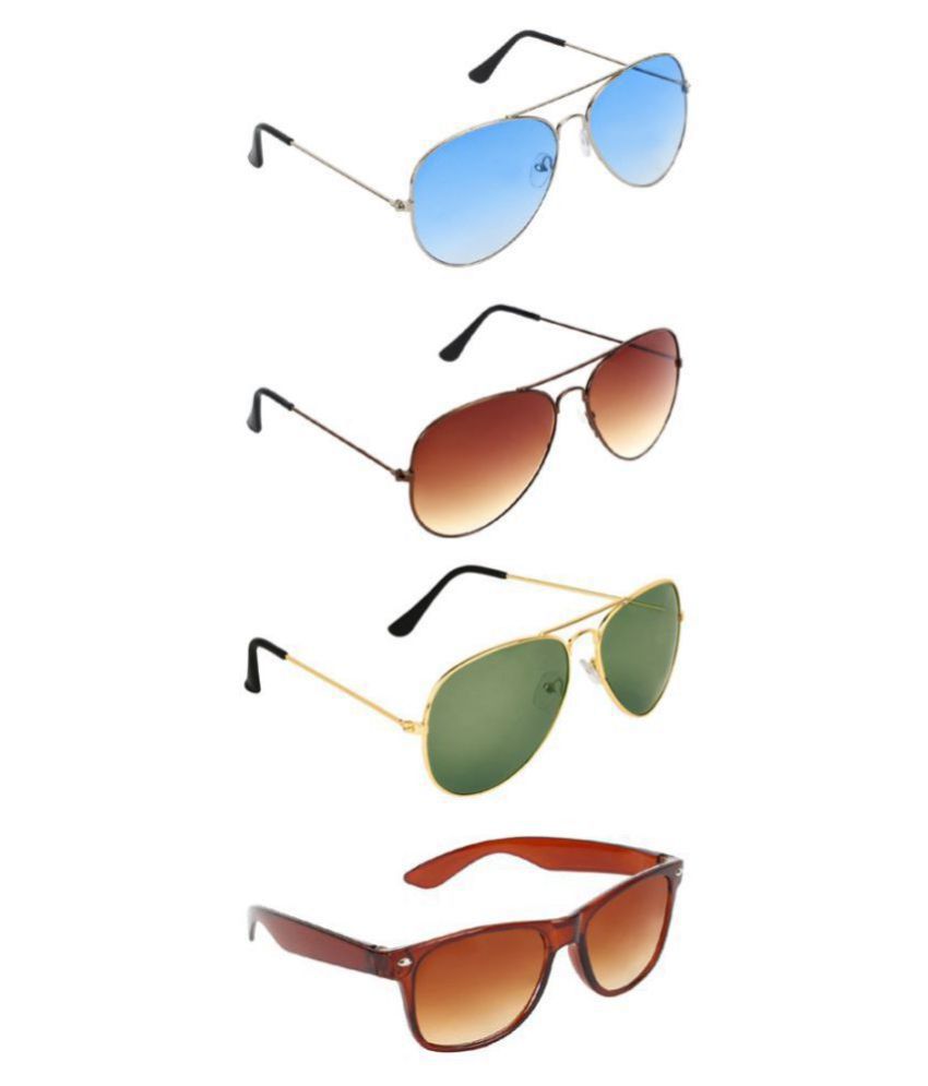Zyaden Sunglasses Combo ( 4 pairs of sunglasses )