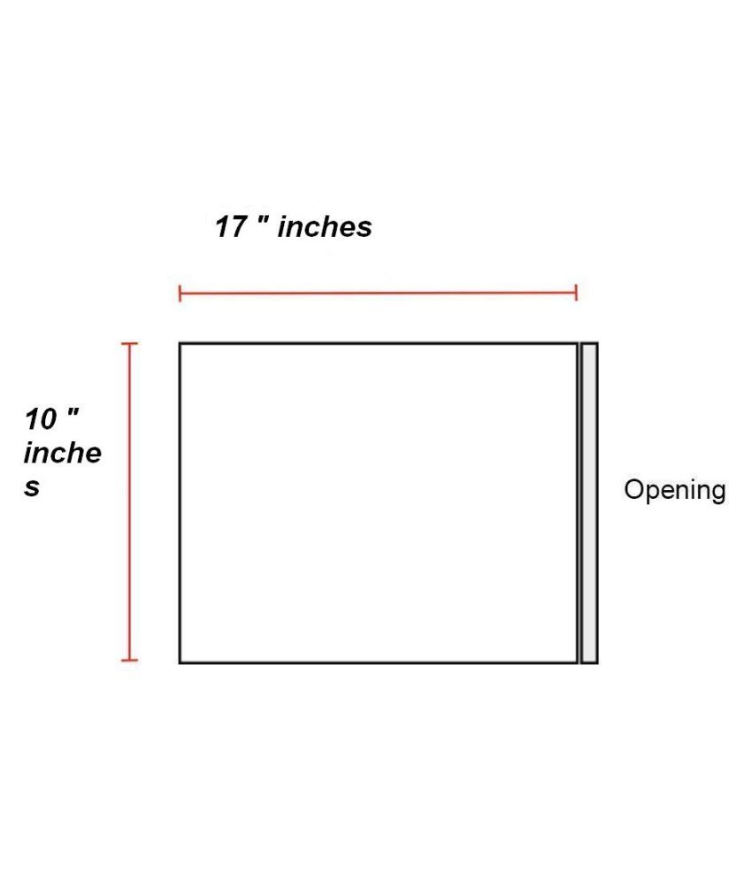 70 GSM Bubble Wrap Pouches without foam(10" Inch * 17" Inch) Pack of