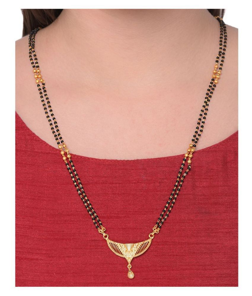     			Bhagya Lakshmi Women's Pride Traditional Gold Plated Mangalsutra For Women