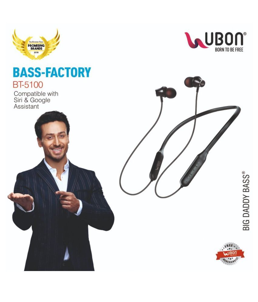 UBON BASS FACTORY BLUETOOTH5100 Neckband Wireless With Mic Headphones/Earphones Buy UBON BASS