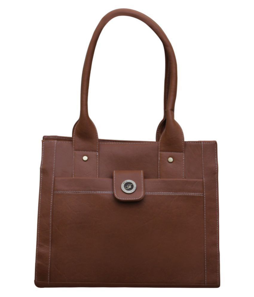     			Fostelo - Tan Faux Leather Shoulder Bag