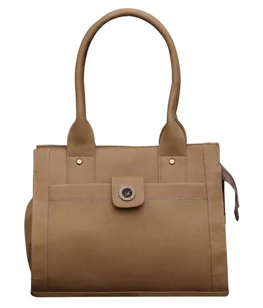 Buy BOSTANTEN Women Designer Handbags Genuine Soft Leather Top Handle Purses  and Handbags Satchel Shoulder Bag, Beige, 14(L) x 5.9(W) x 7(H) inch at  Amazon.in