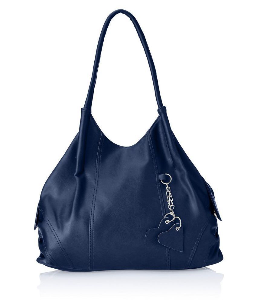     			Fostelo - Blue PU Hobo Bag