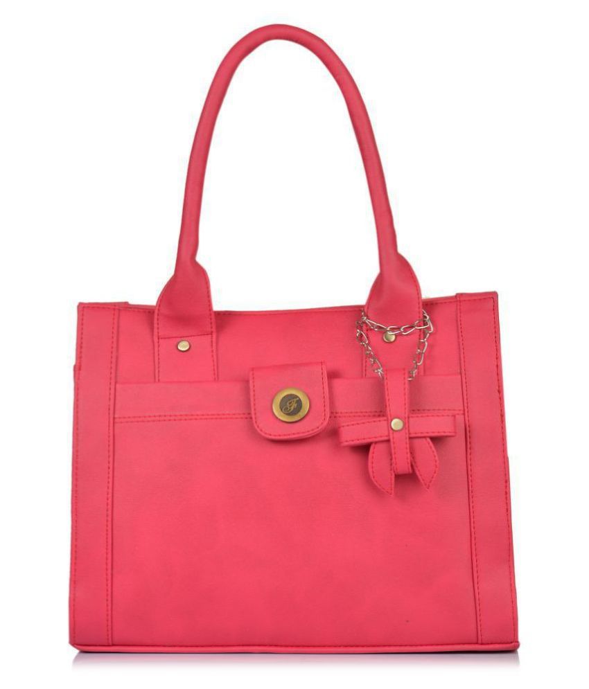     			Fostelo - Pink  PU Shoulder Bag