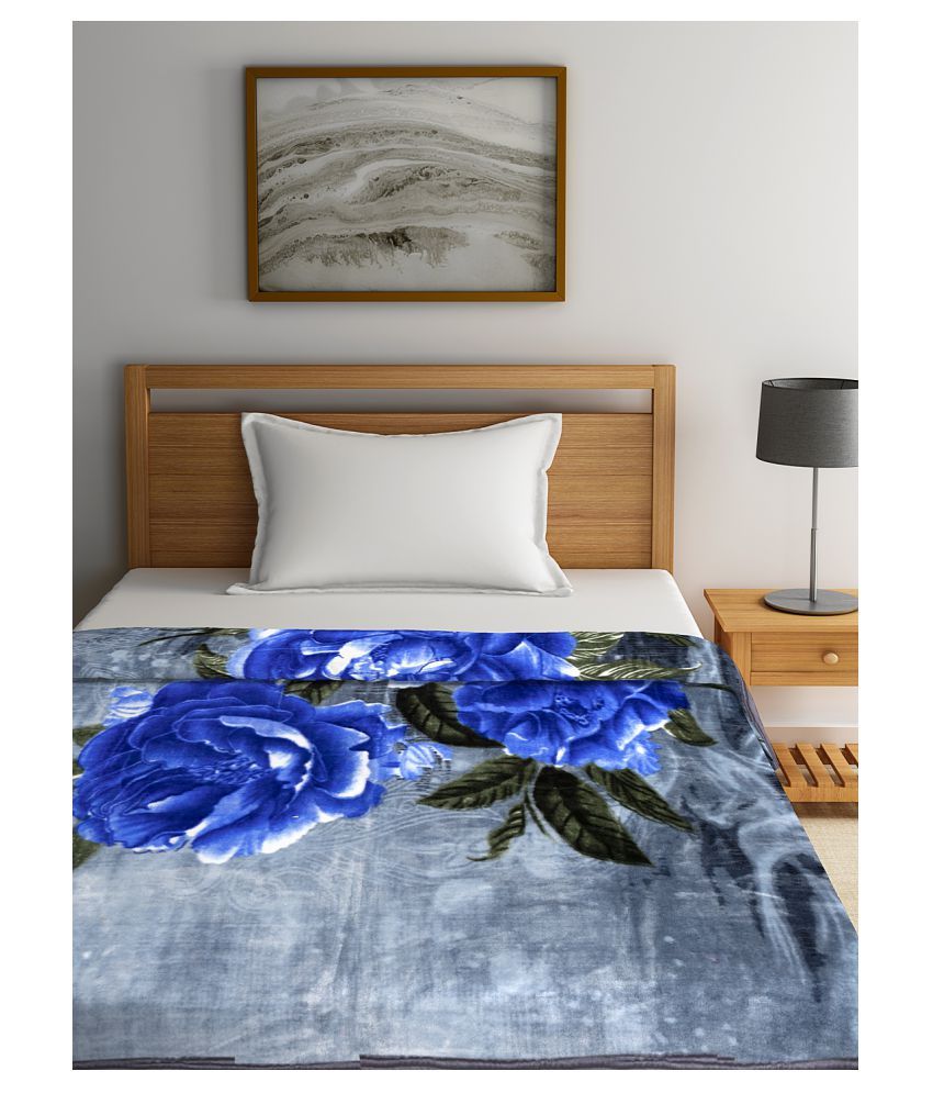 NEUDIS Single Mink Floral Blanket Buy NEUDIS Single Mink Floral