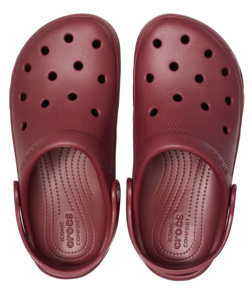 Crocs Red Croslite Floater Sandals - Buy Crocs Red Croslite Floater ...