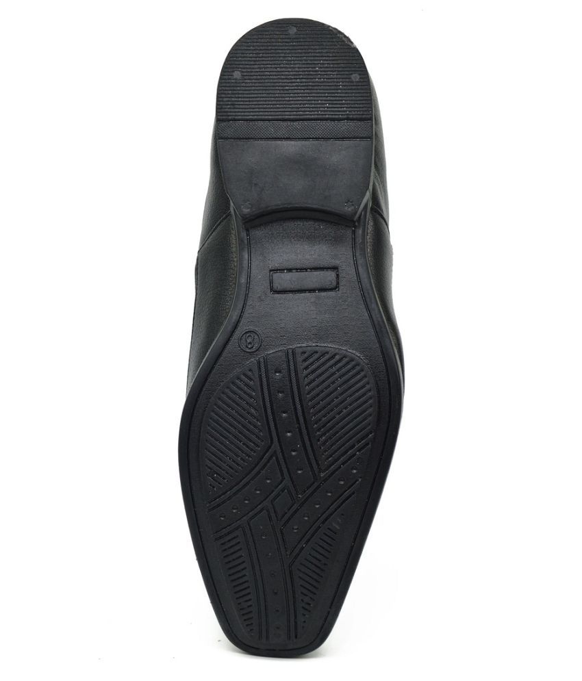 Office Non-Leather Black Formal Shoes 