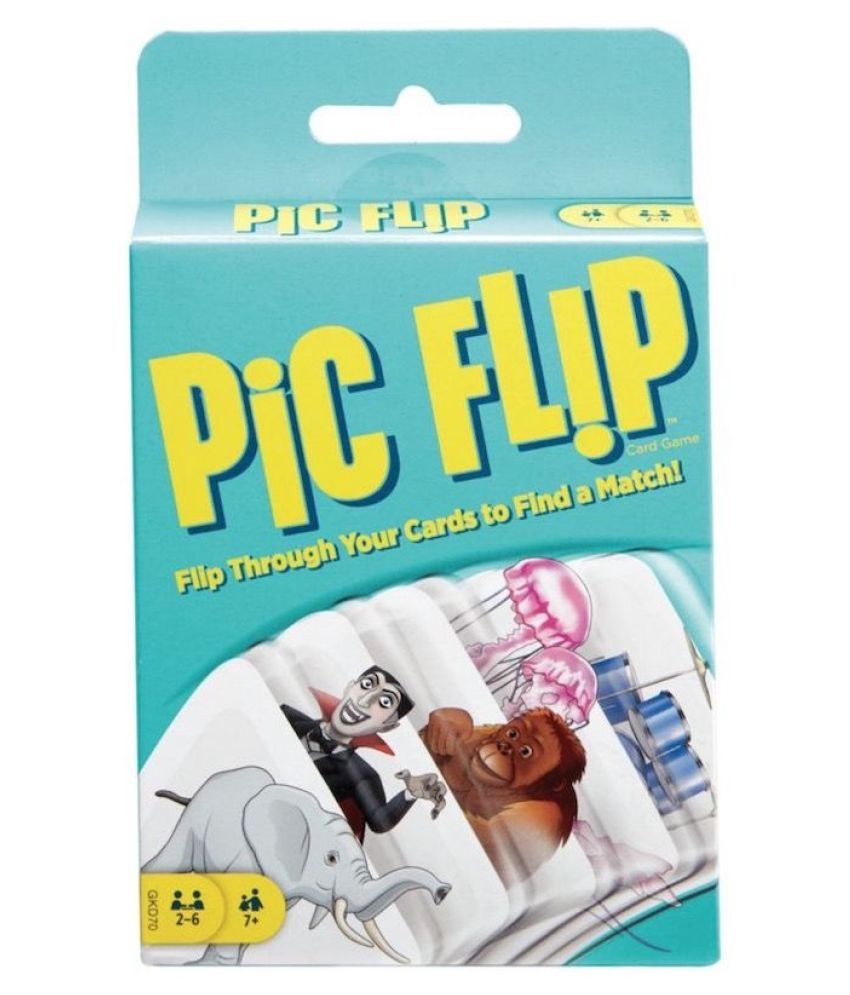 Mattel Pic Flip Card Game for 2-6 Players - Buy Mattel Pic Flip Card Game  for 2-6 Players Online at Low Price - Snapdeal