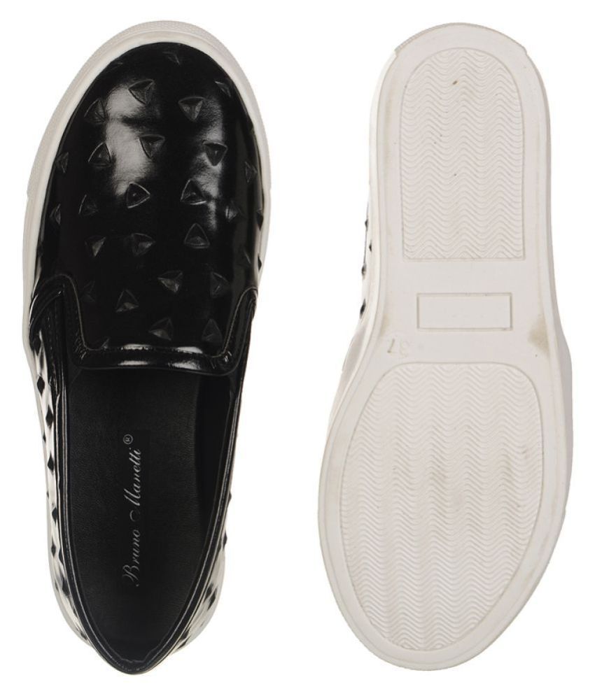 Bruno Manetti Black Casual Shoes Price in India- Buy Bruno Manetti ...