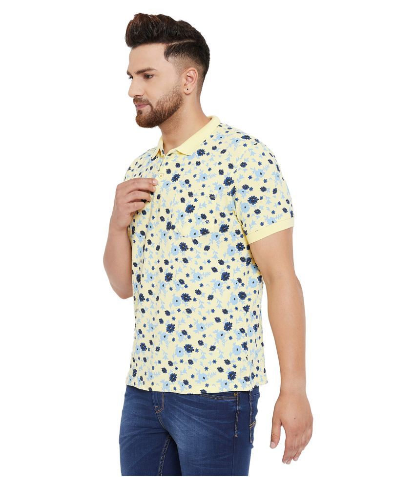canary yellow polo shirts