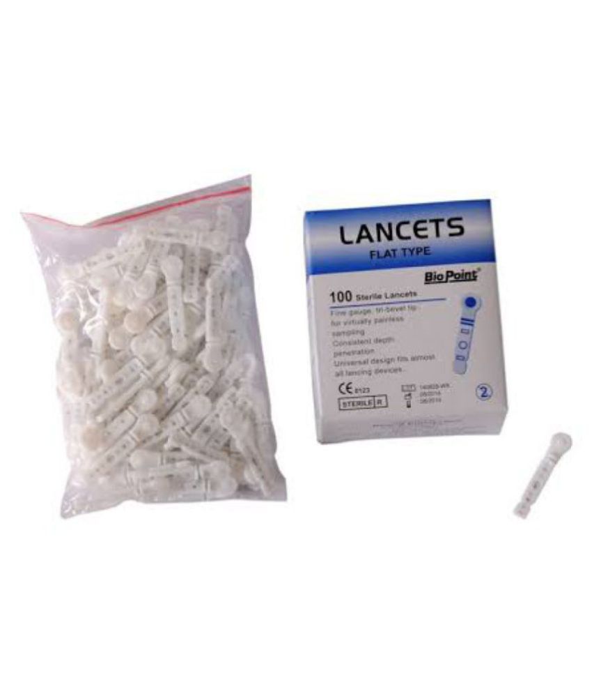 EmmEmm White Lancets for Accu-Check 100