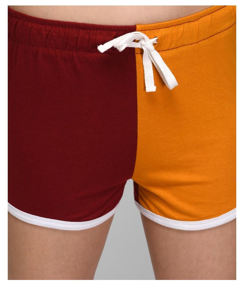 Buy kotty Cotton Hot Pants Multi Color Online at Best Prices in India