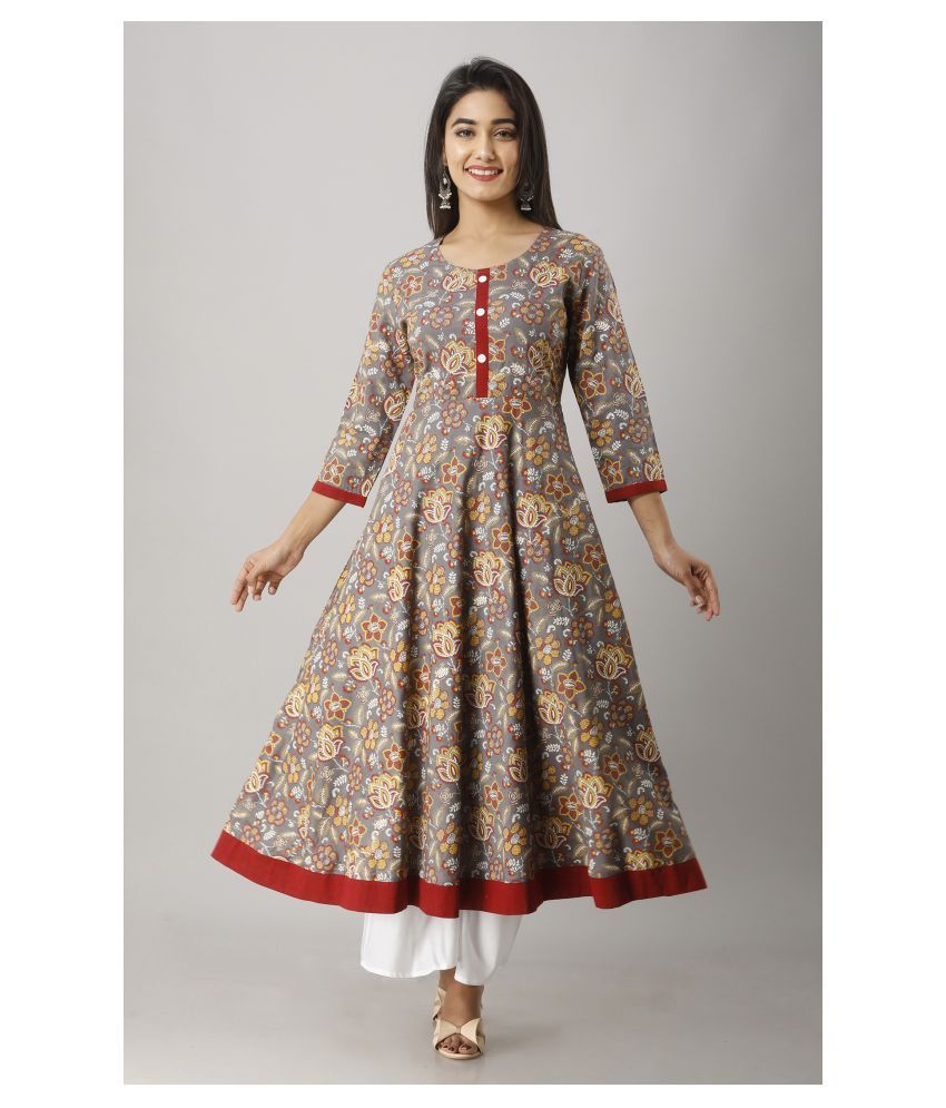 cotton anarkali online