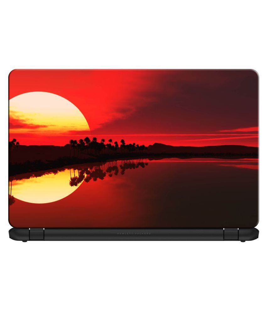 doodad Nature #039;s Reflection Removable Vinyl Skin Laptop Decal 15.6