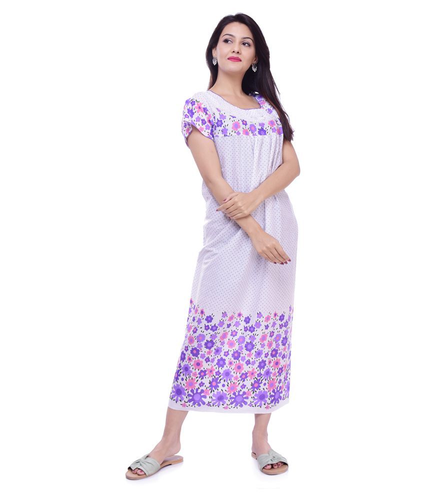 full sleeve cotton nighty online india