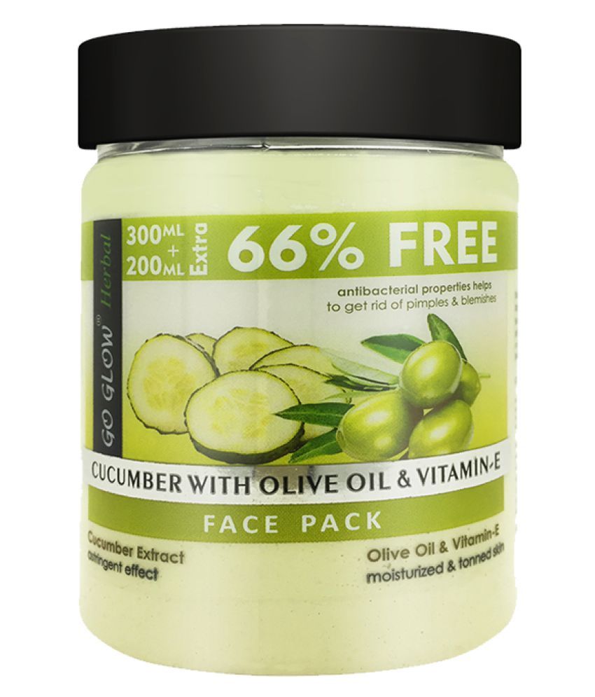 Go Glow By Berina CUCUMBER WITH NEEM EXTRACT FACE PACK Facial Scrub 450