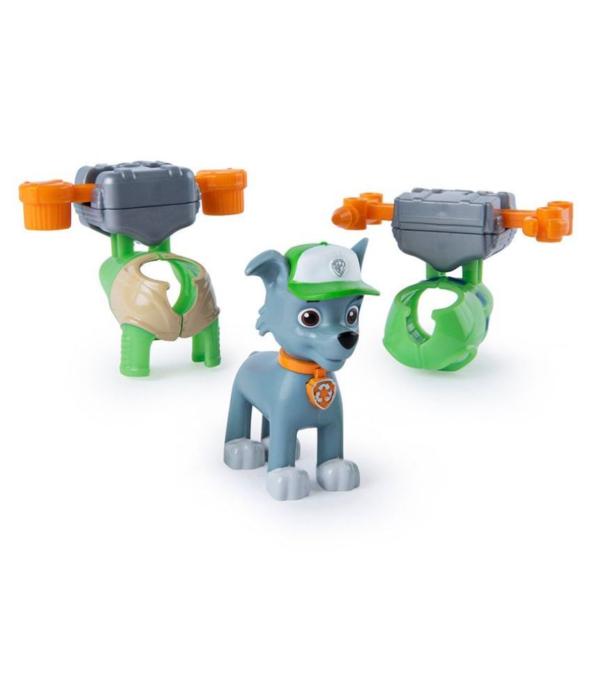 paw patrol dino pups rocky action vehicle