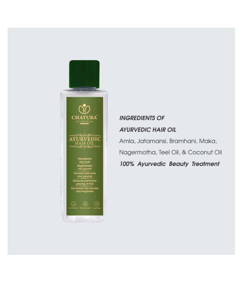 Chatura Ayurveda Ayurvedic Hair Colour Kit and Hair oil Oil 275 ml Pack
