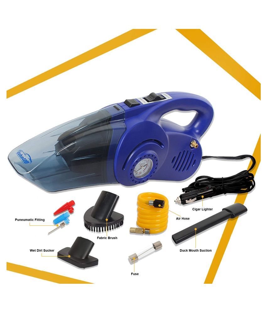 Oshotto 100W Heavy Duty Car Vacuum Cleaner Cum 120W Heavy Duty Air