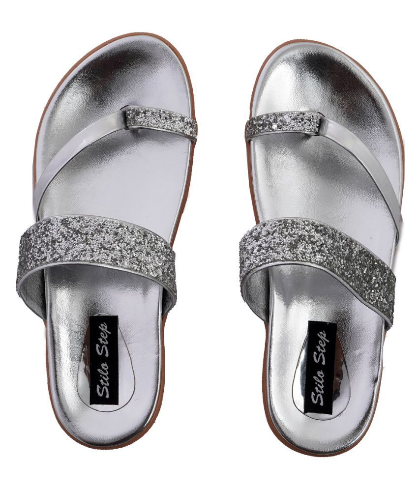 silver flats 9.5