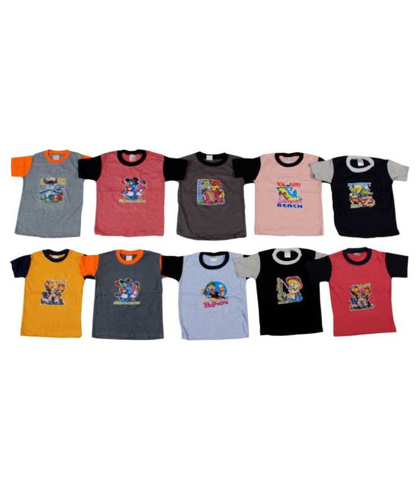     			Baby boy pure cotton t-shirt (pack of 10)