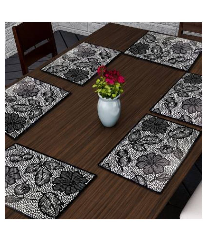     			CreadCraft Set of 6 PVC Table Mats