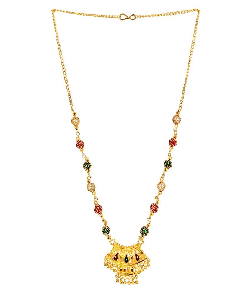     			H M Product Gold Plated Letest & Designer Mangalsutra For Women-100282